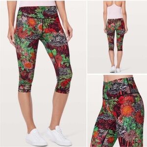 ❌ CLEARANCE Lululemon Wunder Under Hi-Rise Tight 17" Zen Garden Multi Leggings